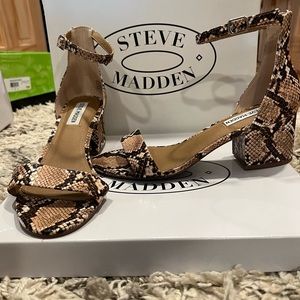 Steve Madden Snake Skin Heels